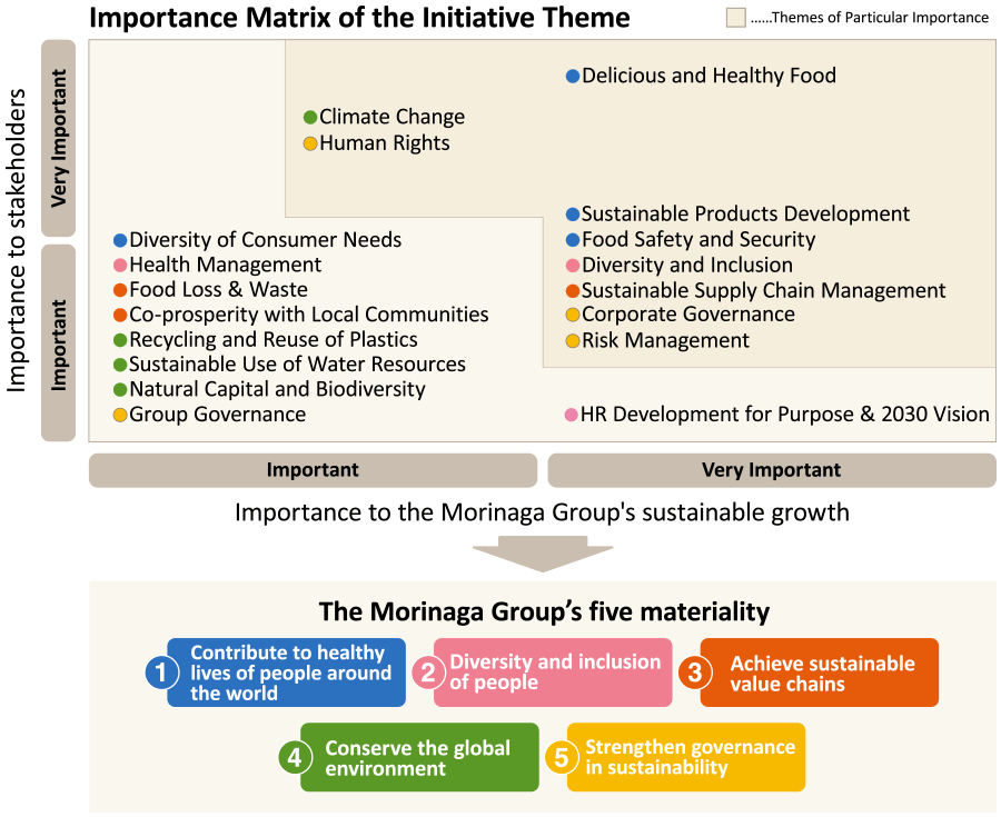 Importance Matrix of the Initiative Theme