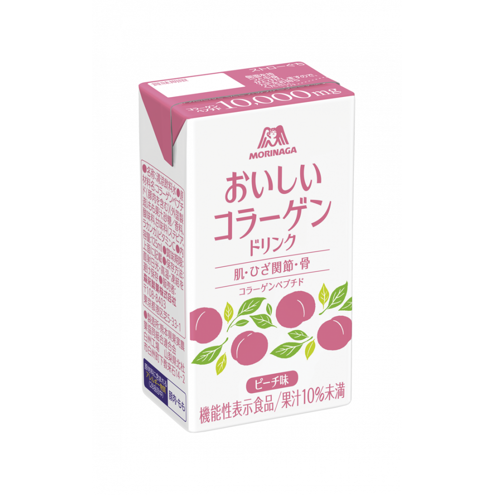 おいしいコラーゲンドリンク＜ピーチ味＞ | ヘルスケア | 健康・美容 | 森永製菓株式会社