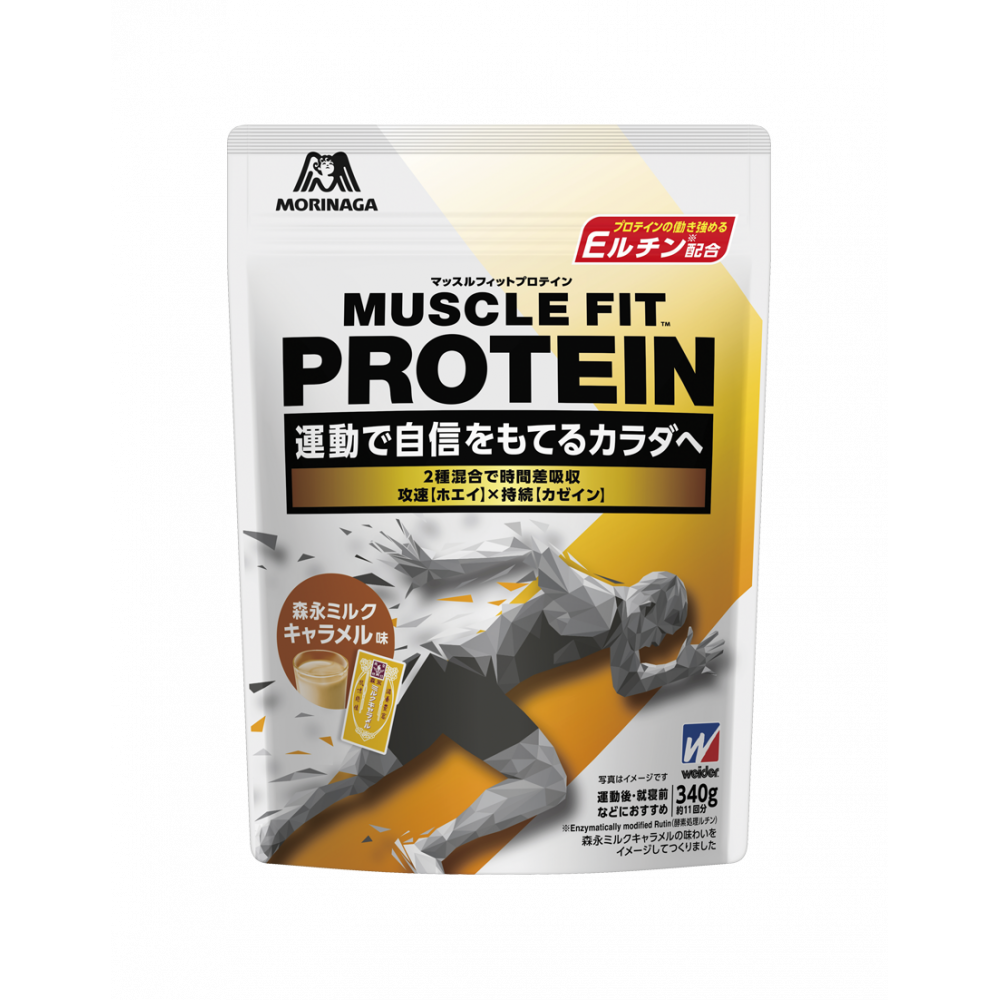 商品写真:マッスルフィット<森永ミルクキャラメル味>