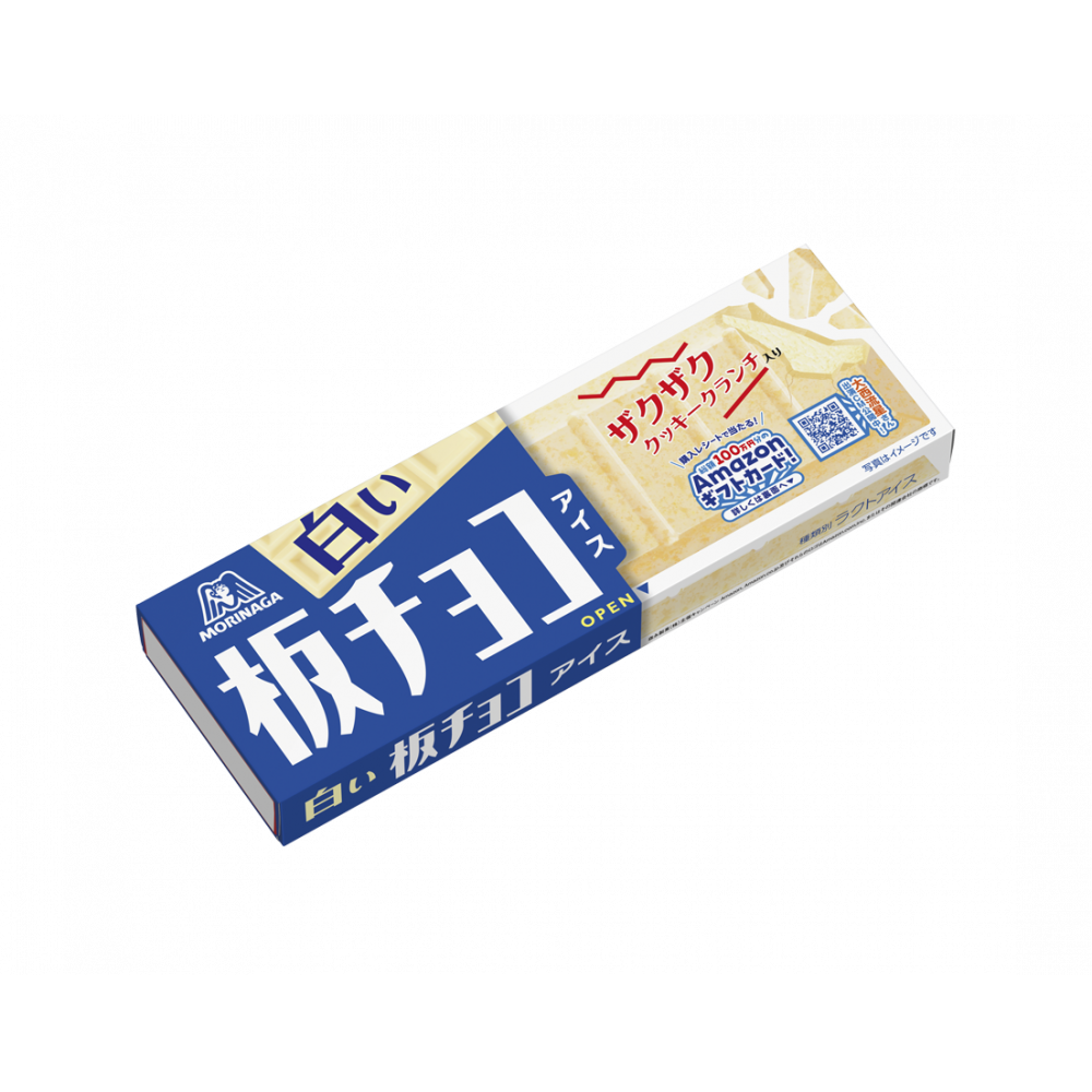 白い板チョコアイス | バー・その他 | アイス | 森永製菓株式会社